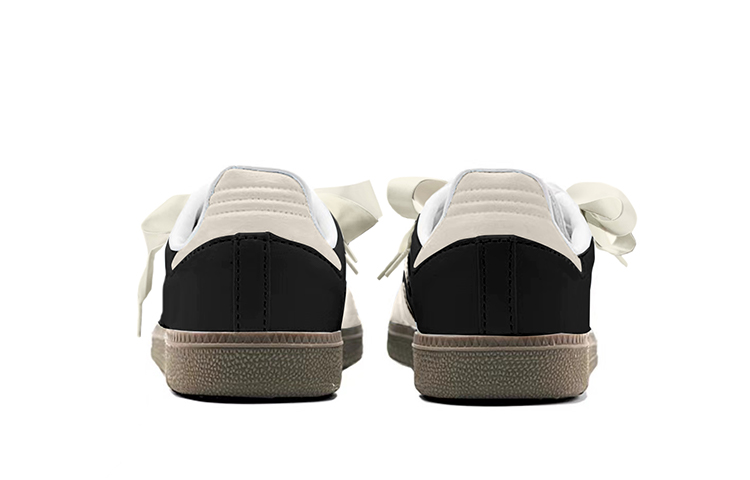 Shop 아디다스 삼바 OG '발레 크림' (커스텀) B75806(TeamY-男女款奶油小熊黑米白)