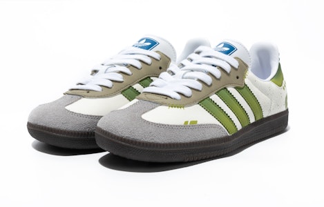 【訂製球鞋】adidas originals Samba系列 OG 禁止香蕉綠 輕鬆腳感 潮流百搭 低筒 板鞋 男女同款 灰綠 Lookbook 【訂製球鞋】adidas originals Samba系列 OG 禁止香蕉綠 輕鬆腳感 潮流百搭 低筒 板鞋 男女同款 灰綠