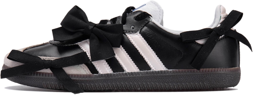 아디다스 오리지널 삼바 OG '블랙 실버 보우' 커스텀 슈즈 IG1024(Team拾玖-黑银蝴蝶结S-BOX) Order 아디다스 오리지널 삼바 OG '블랙 실버 보우' 커스텀 슈즈 IG1024(Team拾玖-黑银蝴蝶结S-BOX)