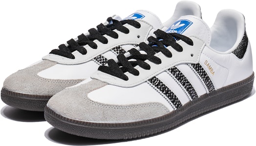 カスタム Samba OG "黒白スネーク" (Adidas Originals) IG1024(Team22-蛇纹黑白samba) Shop カスタム Samba OG "黒白スネーク" (Adidas Originals) IG1024(Team22-蛇纹黑白samba)