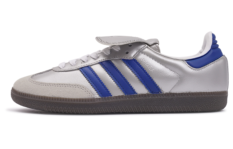Buy [Zapatillas Personalizadas] adidas Originals Samba OG 'Galaxia Azul' IG1024(TeamI-男女同款蔚蓝银河鞋舌K银蓝)