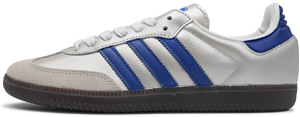 【定制球鞋】adidas originals Samba OG 莓刻 蔚藍銀河 Y2K 復古 防滑耐磨 低幫 板鞋 男女同款 銀藍 Buy 【定制球鞋】adidas originals Samba OG 莓刻 蔚藍銀河 Y2K 復古 防滑耐磨 低幫 板鞋 男女同款 銀藍