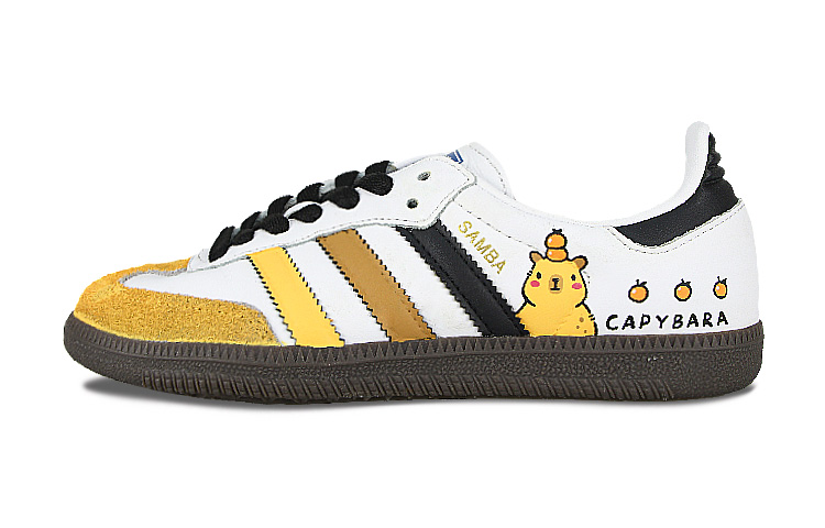 Order Kasut [Custom] adidas Originals Samba OG 'Capybara Kuning-Putih' B75806(Team58-卡皮巴拉)