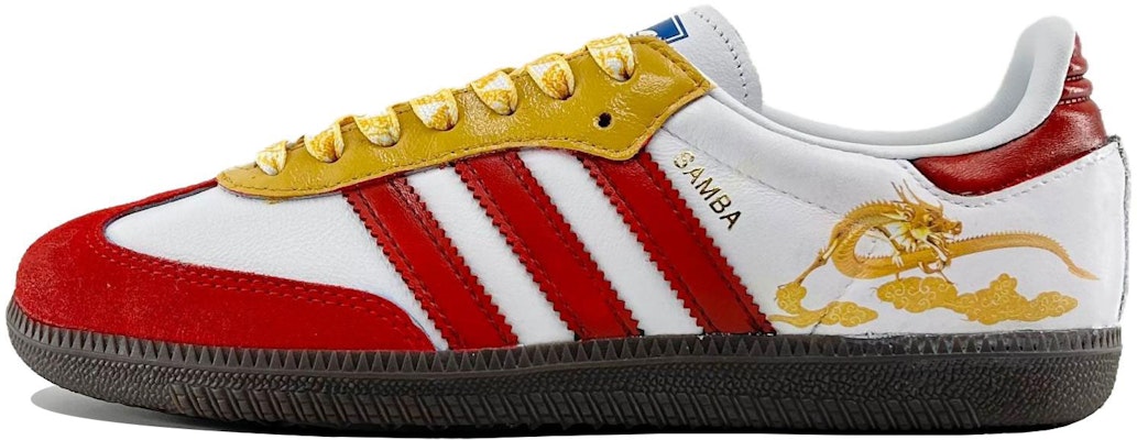 아디다스 삼바 OG '용의 해 아티스트 레드 옐로우' (커스텀) B75806(Team205-小神龙) Buy 아디다스 삼바 OG '용의 해 아티스트 레드 옐로우' (커스텀) B75806(Team205-小神龙)