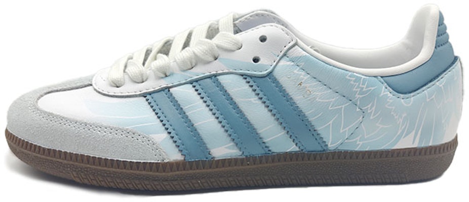 【訂製球鞋】adidas originals Samba OG 螢火森林 天空之翼 小眾清新 低筒 板鞋 男女同款 藍白 Order 【訂製球鞋】adidas originals Samba OG 螢火森林 天空之翼 小眾清新 低筒 板鞋 男女同款 藍白