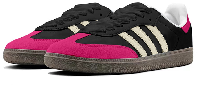 아디다스 삼바 OG '형광 핑크 블랙' (커스텀) B75806(TeamY-男女款荧光Y2K粉黑) Lookbook 아디다스 삼바 OG '형광 핑크 블랙' (커스텀) B75806(TeamY-男女款荧光Y2K粉黑)
