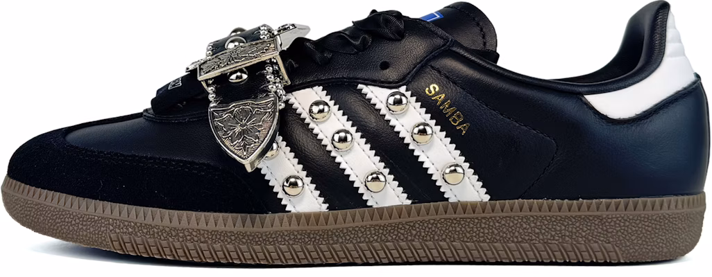 아디다스 삼바 OG "고딕 다크호스빗" 블랙 화이트 (커스텀) B75807(Team45-马蹄扣) Order 아디다스 삼바 OG "고딕 다크호스빗" 블랙 화이트 (커스텀) B75807(Team45-马蹄扣)