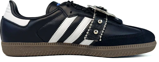 Lookbook 【訂製球鞋】 adidas originals Samba OG 如意 馬蹄扣 哥特 暗黑風 高級 低筒 板鞋 男女款 黑白