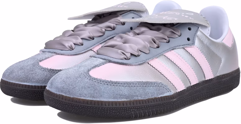 【訂製球鞋】 adidas originals Samba OG Vlad 呼喚甜夢 低筒 板鞋 男女同款 灰粉 Lookbook 【訂製球鞋】 adidas originals Samba OG Vlad 呼喚甜夢 低筒 板鞋 男女同款 灰粉