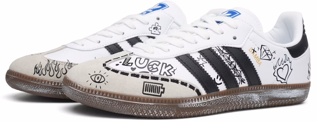 아디다스 삼바 OG '럭키 그래피티' (커스텀) B75806(Team35-幸运主题涂鸦) Purchase 아디다스 삼바 OG '럭키 그래피티' (커스텀) B75806(Team35-幸运主题涂鸦)