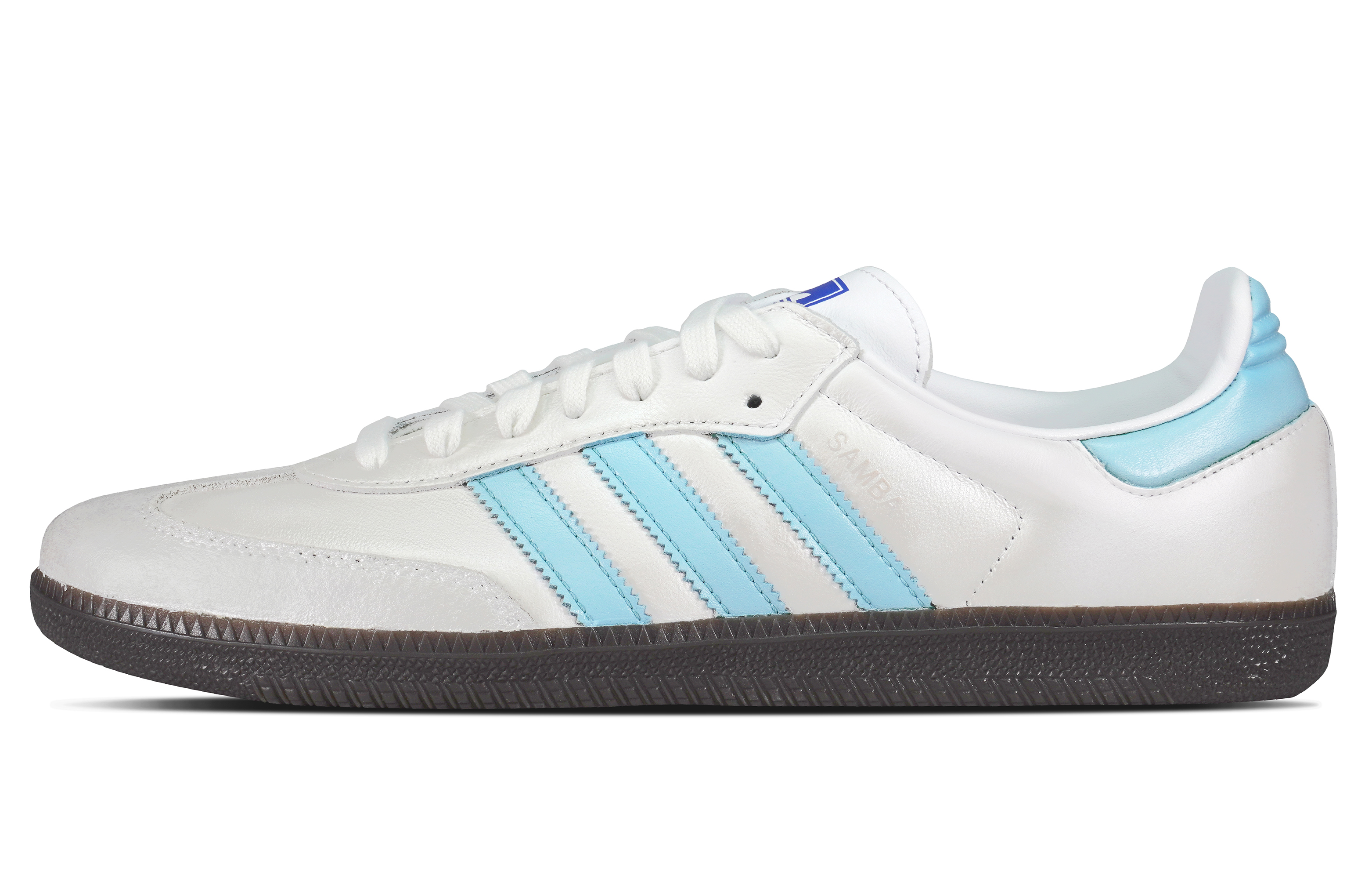 Buy 【定制鞋】阿迪达斯 三叶草 Samba OG '薄雾蓝鬃' IG1024(Team84-雾蓝青鬃)