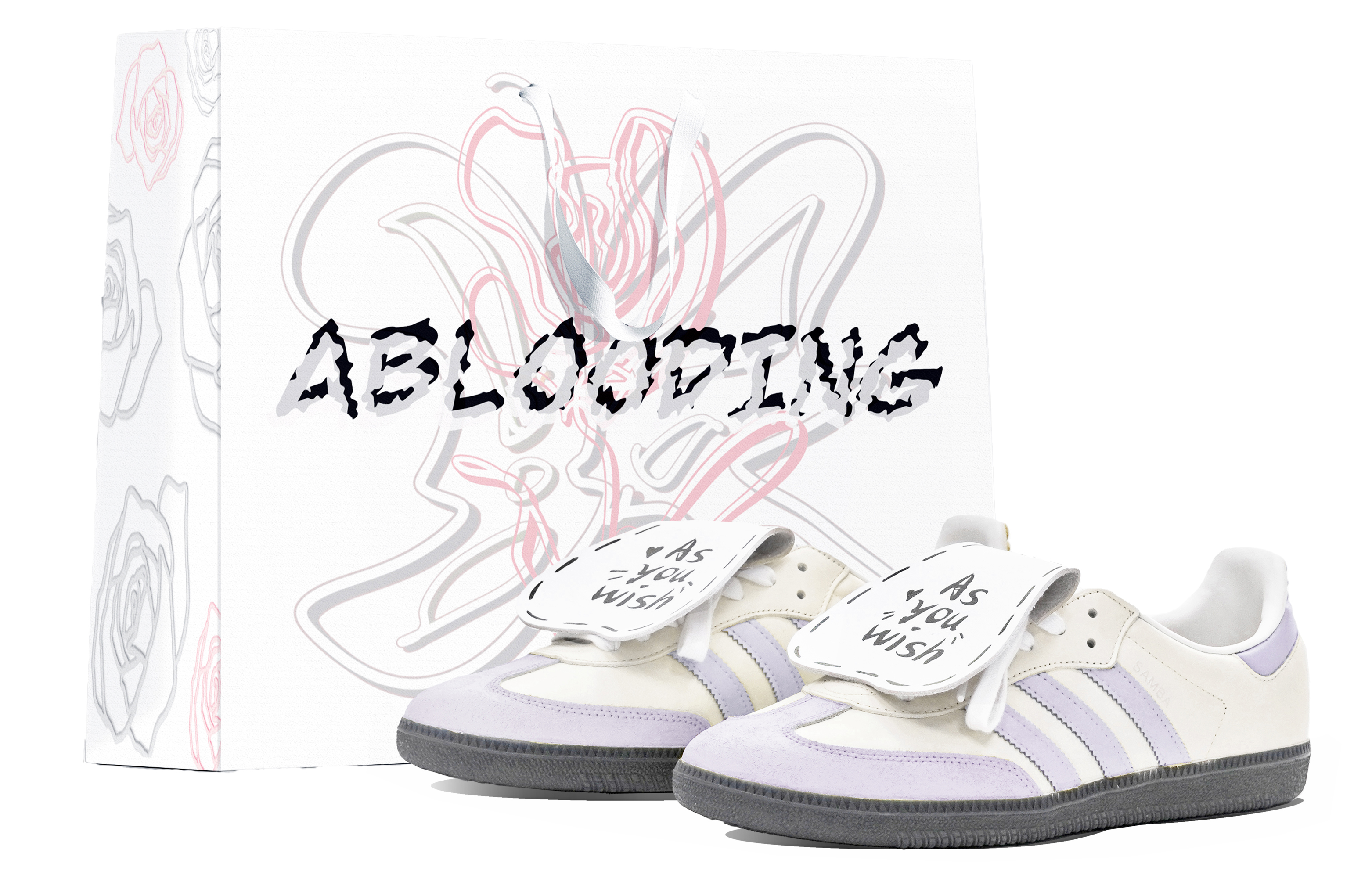 [Custom Shoes] adidas Originals Samba 'Osmanthus Taro - Light Purple'