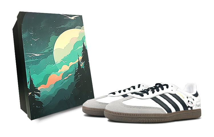 Buy [Kasut Disesuaikan] adidas Originals Samba OG 'Panda Pack' B75806(Team76-熊猫圆滚滚S-BOX)