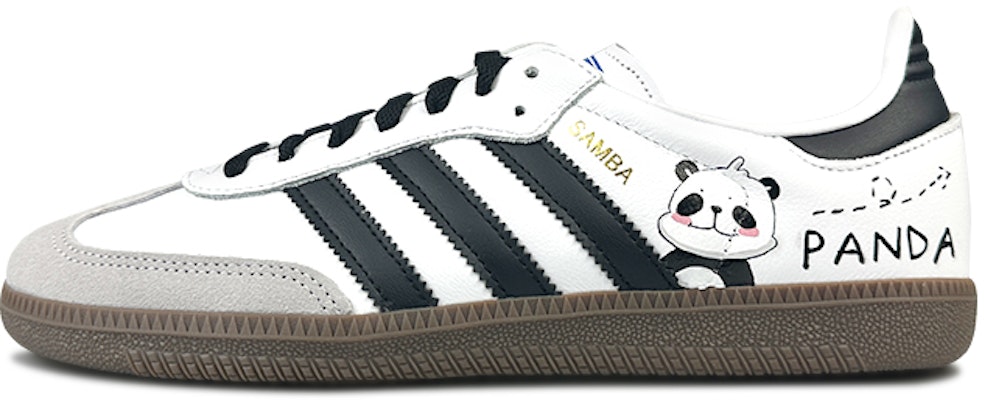 아디다스 오리지널 삼바 OG '판다 팩' 커스텀 슈즈 B75806(Team76-熊猫圆滚滚S-BOX) Order 아디다스 오리지널 삼바 OG '판다 팩' 커스텀 슈즈 B75806(Team76-熊猫圆滚滚S-BOX)