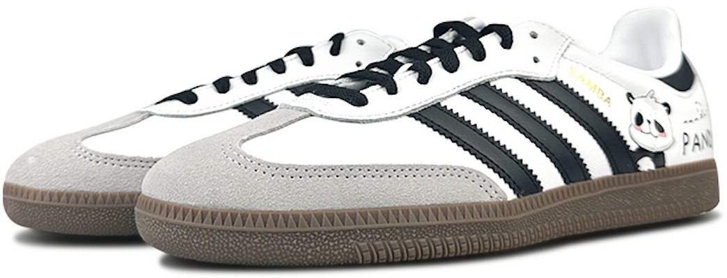 아디다스 오리지널 삼바 OG '판다 팩' 커스텀 슈즈 B75806(Team76-熊猫圆滚滚S-BOX) Shop 아디다스 오리지널 삼바 OG '판다 팩' 커스텀 슈즈 B75806(Team76-熊猫圆滚滚S-BOX)