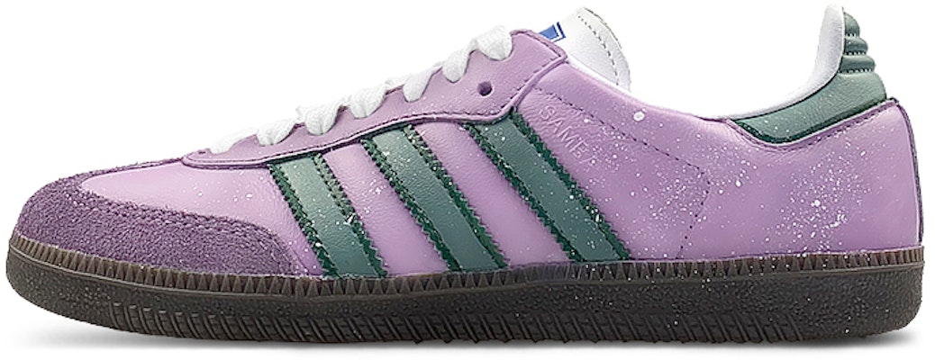 【訂製球鞋】adidas originals Samba OG 粉綠多巴胺 獨特撞色 時尚清新 防滑耐磨 低筒 滑板鞋 男女同款 粉綠 Order 【訂製球鞋】adidas originals Samba OG 粉綠多巴胺 獨特撞色 時尚清新 防滑耐磨 低筒 滑板鞋 男女同款 粉綠