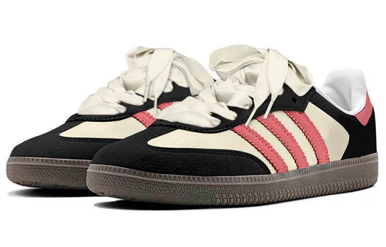 Shop [Kasut Custom] adidas Originals Samba OG 'Shibuya Gyaru Merah Jambu Hitam' B75806(TeamY-男女款涩谷辣妹粉黑)