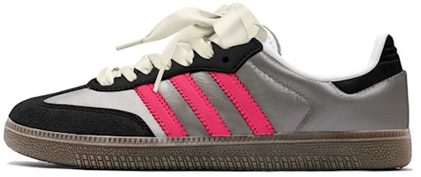 カスタム Samba OG シルバー/黒/ピンク (Adidas) B75806(TeamY-男女款复古辣妹银黑粉) Buy カスタム Samba OG シルバー/黒/ピンク (Adidas) B75806(TeamY-男女款复古辣妹银黑粉)