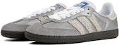 Shop 아디다스 삼바 OG '실버 문 프로스트 플라워' (커스텀) B75806(Team4-男女款银月霜花SBOX)