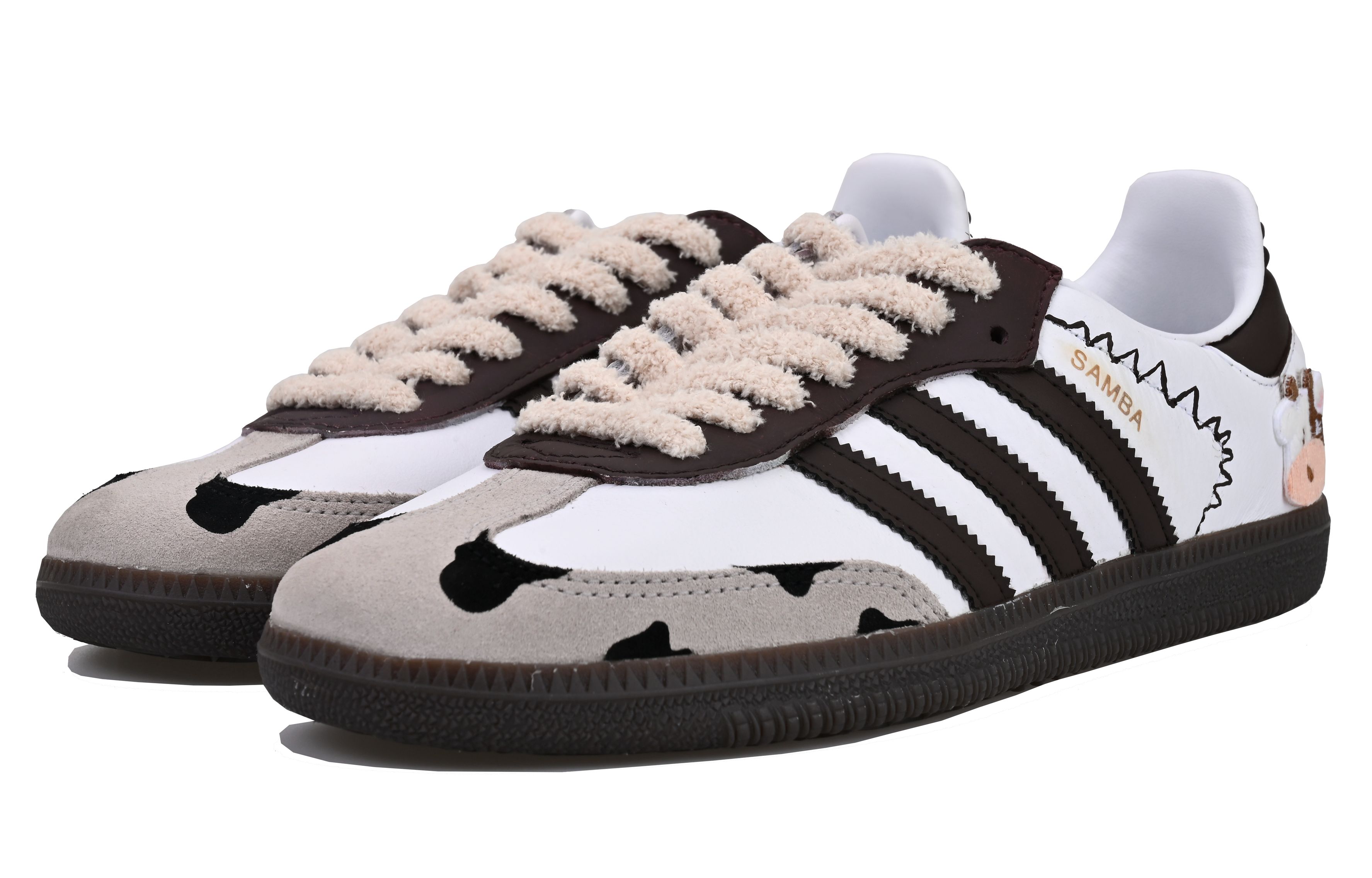 Shop [Custom Shoes] adidas Originals Samba OG 'Vlad White Brown'