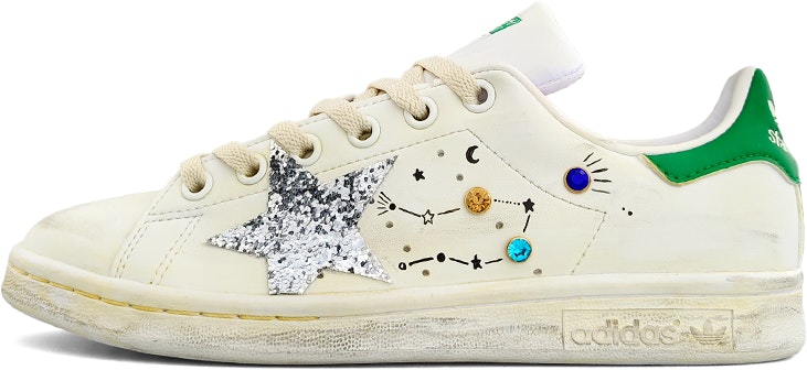 custom-shoes-adidas-originals-stan-smith-white-green-sequin