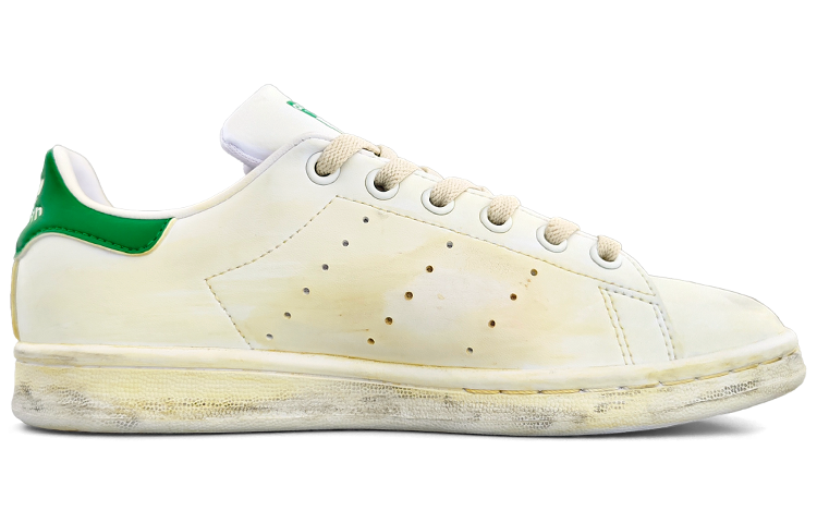 Lookbook 【客製化球鞋】 adidas originals StanSmith 星圖軌跡 復古 時尚 亮片 鑲鑽 減震防滑 低筒 板鞋 男女款 白綠