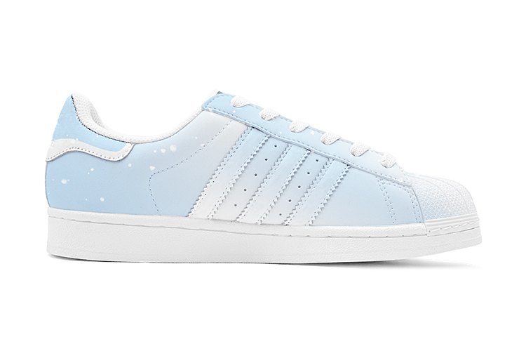 Order [Kasot Custom] adidas Originals Superstar 'Kembali ke Sekolah Biru Ais' EG4958(TeamS-雪花冰块S-BOX)