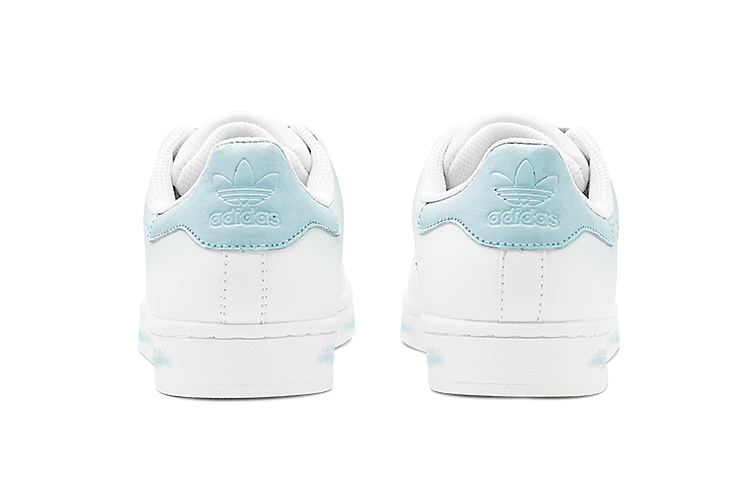 Shop [Kasut Custom] adidas Originals Superstar 'Kembali ke Sekolah Fun Stripes' EG4958(TeamS-蓝白线条S-BOX)