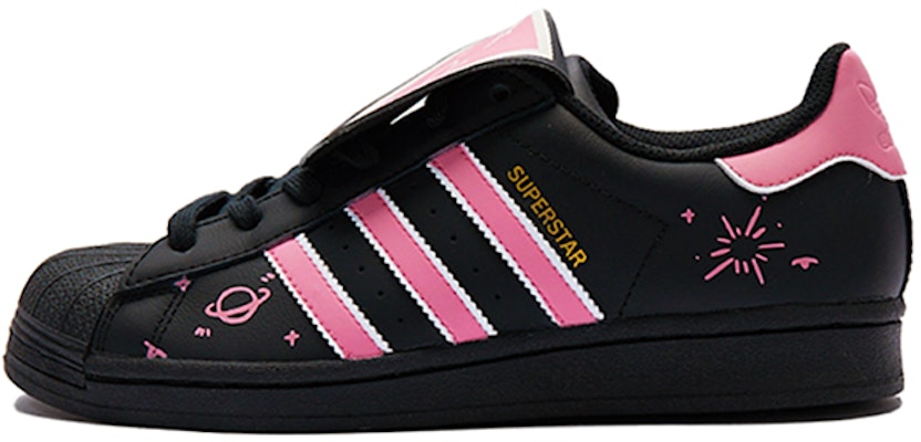 【訂製球鞋】adidas originals Superstar 氣泡水母 煙火少女 甜酷潮流經典貝殼頭 防滑耐磨 低筒 板鞋 男女同款 黑粉 Buy 【訂製球鞋】adidas originals Superstar 氣泡水母 煙火少女 甜酷潮流經典貝殼頭 防滑耐磨 低筒 板鞋 男女同款 黑粉