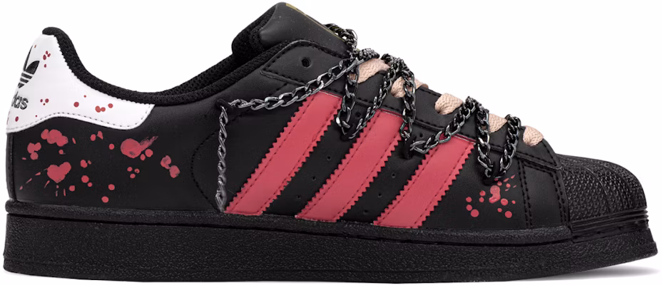 【訂製運動鞋】adidas originals SUPERSTAR 合成皮革 FZBB 減齡禮盒 亞文化 骷髏頭 暗黑 蝴蝶 低筒 板鞋 男女同款 黑粉 Lookbook 【訂製運動鞋】adidas originals SUPERSTAR 合成皮革 FZBB 減齡禮盒 亞文化 骷髏頭 暗黑 蝴蝶 低筒 板鞋 男女同款 黑粉