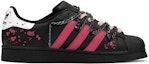 Lookbook 【訂製運動鞋】adidas originals SUPERSTAR 合成皮革 FZBB 減齡禮盒 亞文化 骷髏頭 暗黑 蝴蝶 低筒 板鞋 男女同款 黑粉