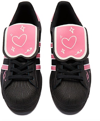 【訂製球鞋】adidas originals Superstar 氣泡水母 煙火少女 甜酷潮流經典貝殼頭 防滑耐磨 低筒 板鞋 男女同款 黑粉 Purchase 【訂製球鞋】adidas originals Superstar 氣泡水母 煙火少女 甜酷潮流經典貝殼頭 防滑耐磨 低筒 板鞋 男女同款 黑粉