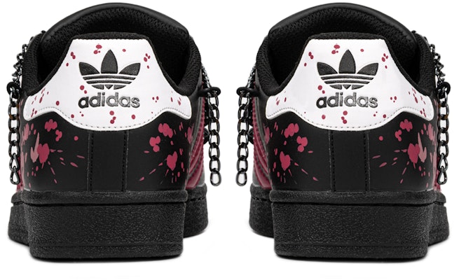 【訂製運動鞋】adidas originals SUPERSTAR 合成皮革 FZBB 減齡禮盒 亞文化 骷髏頭 暗黑 蝴蝶 低筒 板鞋 男女同款 黑粉 Purchase 【訂製運動鞋】adidas originals SUPERSTAR 合成皮革 FZBB 減齡禮盒 亞文化 骷髏頭 暗黑 蝴蝶 低筒 板鞋 男女同款 黑粉