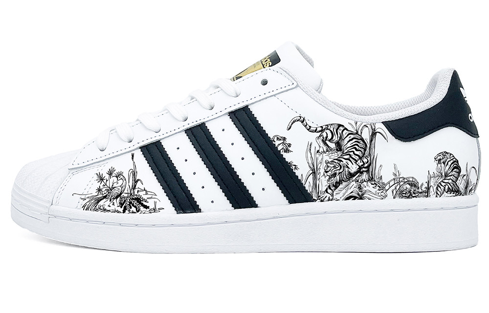 Buy [Custom Shoes] adidas Originals Superstar 'Black Tiger'