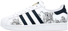 Buy 【訂製球鞋】 adidas originals Superstar 貝殼頭 猛虎下山 低筒 板鞋 男女同款 黑色