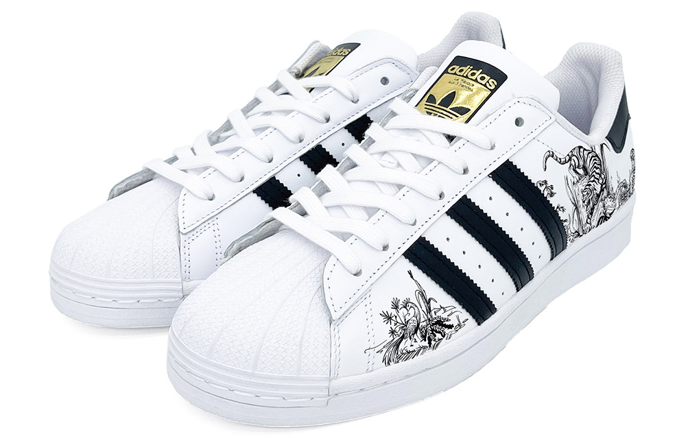 Lookbook [Custom Shoes] adidas Originals Superstar 'Black Tiger'