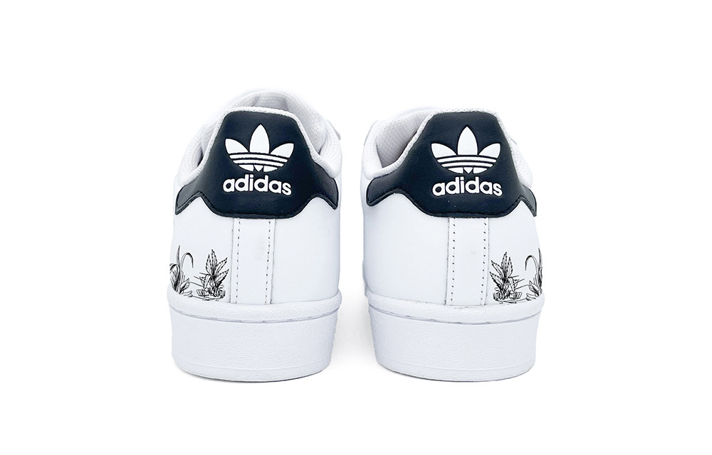 Shop [Custom Shoes] adidas Originals Superstar 'Black Tiger'