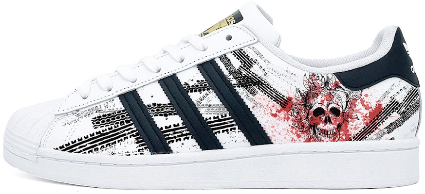아디다스 슈퍼스타 '블러드 스컬' (검/빨) EG4958(Team2-血色骷髅) Buy 아디다스 슈퍼스타 '블러드 스컬' (검/빨) EG4958(Team2-血色骷髅)