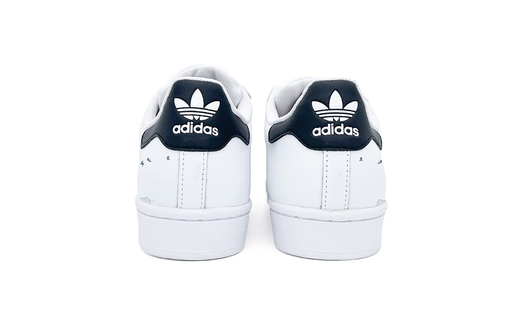 [Custom Shoes] adidas Originals Superstar 'Blue Deer and Bear' 圖 4