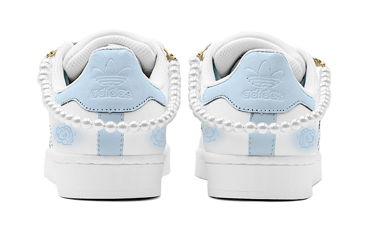 Purchase 아디다스 오리지널 슈퍼스타 '블루 인챈트리스' 맞춤형 신발 EG4958(TeamS2-珍珠玫瑰S-BOX)