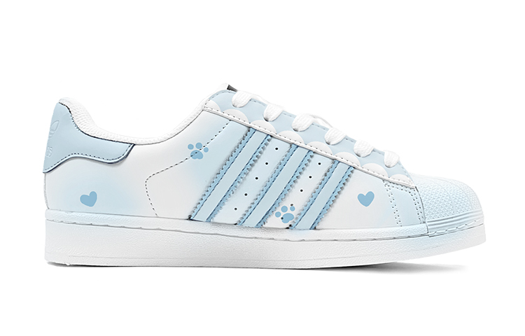 [Custom Shoes] adidas Originals Superstar 'Blue Heart Teddy' 圖 2