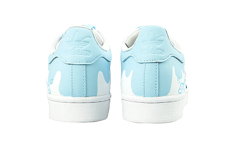 [Custom Shoes] adidas Originals Superstar 'Blue White PaPa Bear' 圖 4