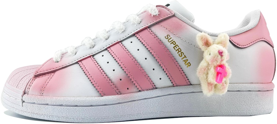 아디다스 오리지널 슈퍼스타 '블러쉬 핑크' 커스텀 슈즈 EG4958(Team168-腮红兔S-BOX) Order 아디다스 오리지널 슈퍼스타 '블러쉬 핑크' 커스텀 슈즈 EG4958(Team168-腮红兔S-BOX)