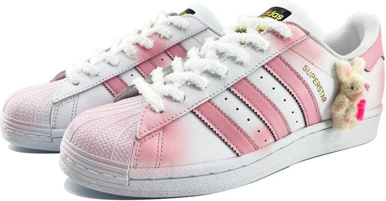 아디다스 오리지널 슈퍼스타 '블러쉬 핑크' 커스텀 슈즈 EG4958(Team168-腮红兔S-BOX) Shop 아디다스 오리지널 슈퍼스타 '블러쉬 핑크' 커스텀 슈즈 EG4958(Team168-腮红兔S-BOX)