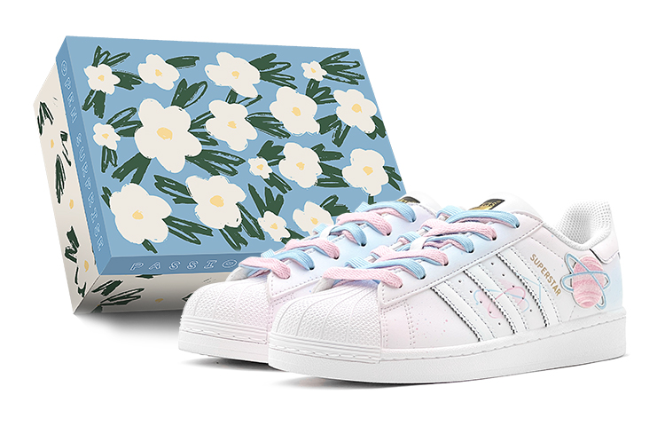 [Custom Shoes] adidas Originals Superstar 'Candy Planet Pink Blue'