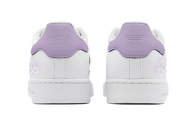 [Custom Shoes] adidas Originals Superstar 'Cherry Sweetheart Purple' 圖 5