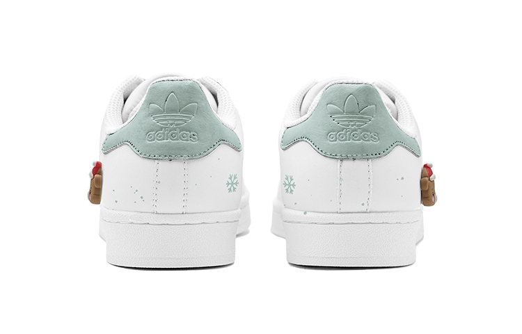 Purchase [Custom Shoes] adidas Originals Superstar 'Christmas Bear Green White'