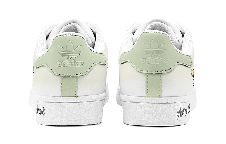 [Custom Shoes] adidas Originals Superstar 'Christmas Yellow Green' 圖 5