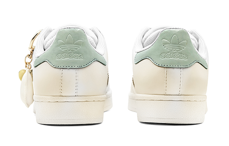 [Custom Shoes] adidas Originals Superstar 'Christmas Aged-Look Heart Pendant Khaki Gradient' 圖 5