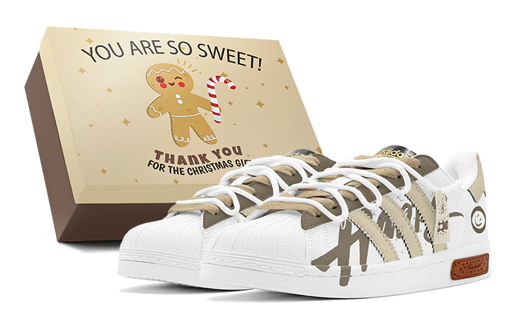 [Custom Shoes] adidas Originals Superstar 'CNY New Year Smile Brown'